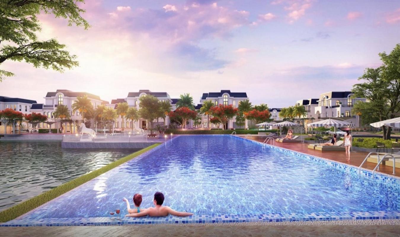 Tiện ích như khu nghỉ dưỡng tại dự án Crown Villas Thái Nguyên